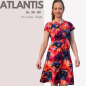 Preview: Papierschnittmuster: Kleid Atlantis, Damenkleid mit besonderen Ausschnitt  in den Gr. 34-50